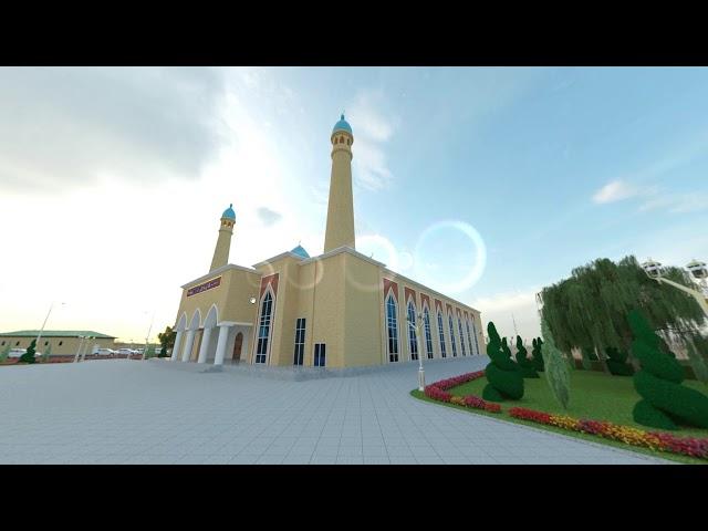Render 360 VR - 3D Mosque presentation completed for Turkmenistan