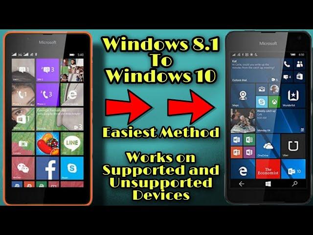 Install Windows 10 on all Supported and Unsupported Device | Semi-Offline Update | Nokia Lumia |