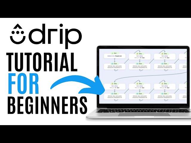 Drip Email Marketing Tutorial | How to Use Drip as a Beginner 2024