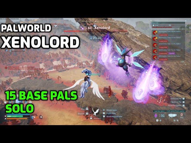 Palworld: Xenolord | New Raid Boss | Complete Fight - Default Settings | Feybreak Update