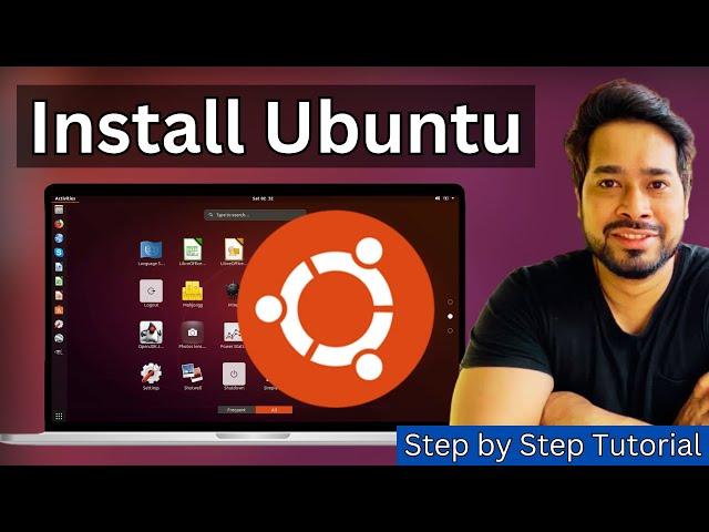 (हिन्दी) How to Install Ubuntu - Step by Step Tutorial in 2024