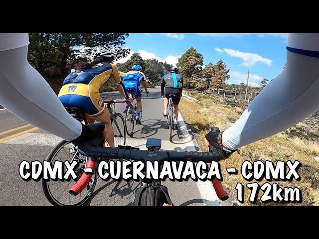 CDMX - CUERNAVACA - CDMX / 172km CICLISMO DE RUTA / EN BICI A CUERNAVACA