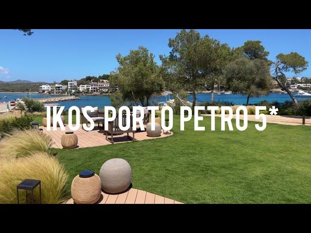 New resort Ikos Porto Petro 5* - 4к video from best hotel in Mallorca