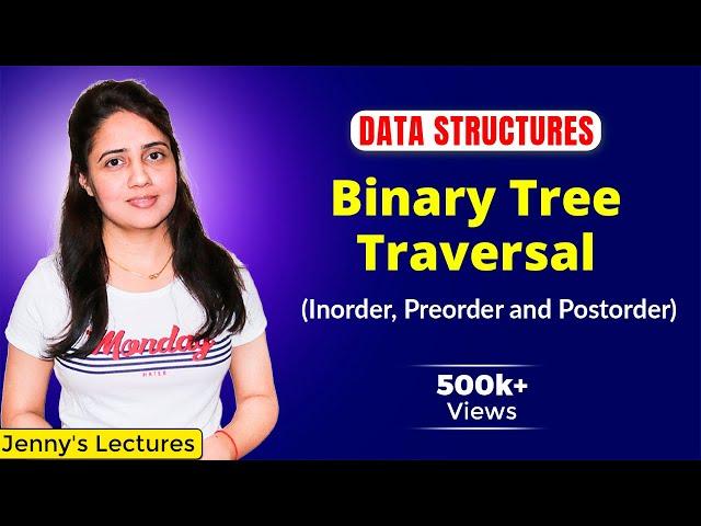 5.5 Binary Tree Traversals (Inorder, Preorder and Postorder) | Data structures and algorithms