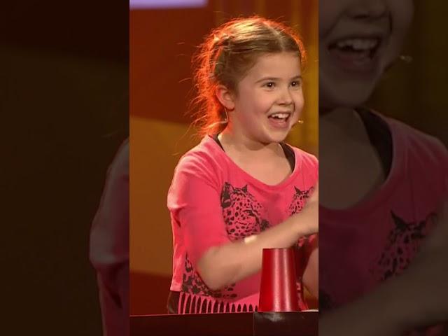 How cute is she #cupsong #thevoicekids #shorts