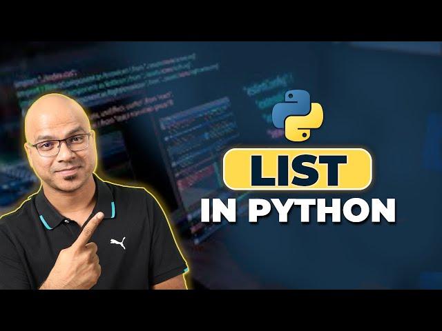 #5 Python Tutorial for Beginners | List in Python