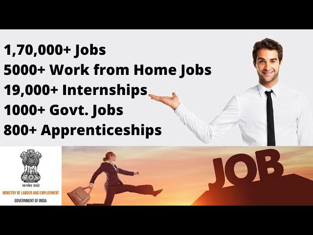 1,00,000+ Job Vacancies, Work from Home Jobs, Government Jobs & Internships | NCS