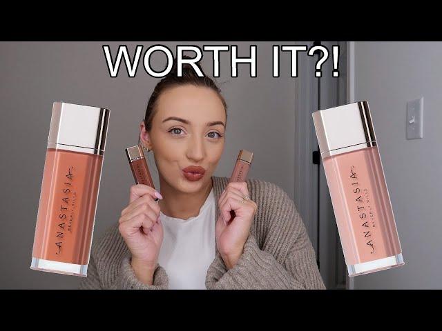 Anastasia Beverly Hills Lip Velvet Liquid Lipstick First Impression + Try On!