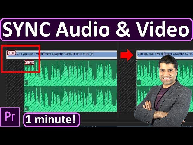 Easiest Method to SYNC Audio and Video in Premiere Pro