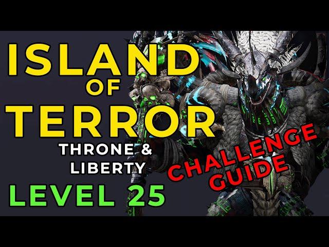 How to Clear Challenge level 25 Island of Terror 13-30 Same Thing