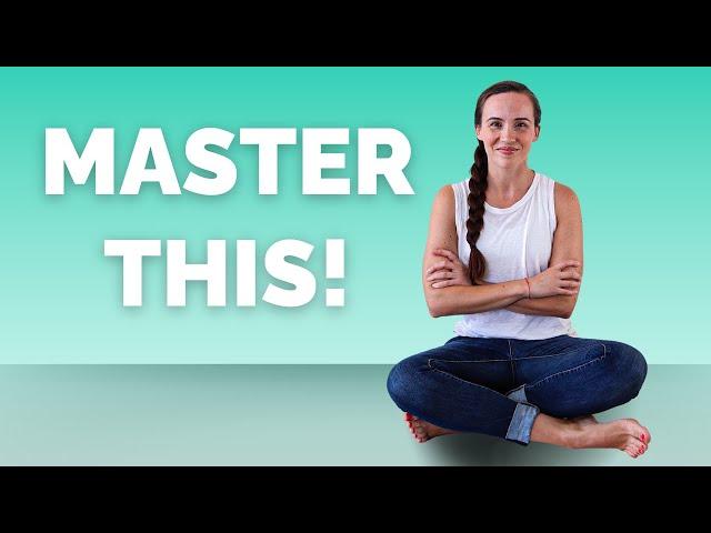 How to Sit CROSS-LEGGED  No More Pain!!