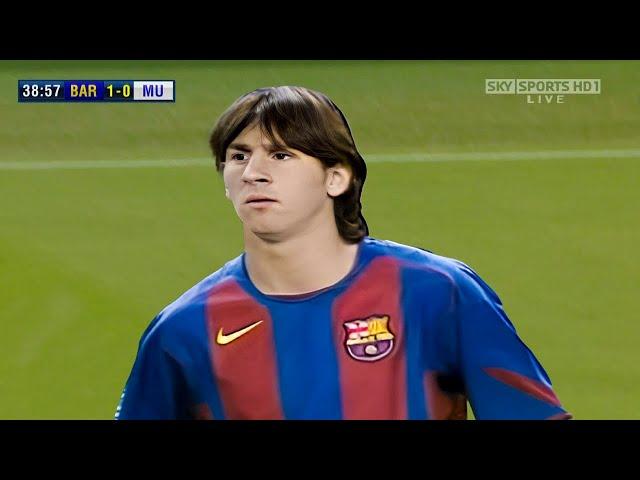 18 Year Old Lionel Messi Was Unbelievable