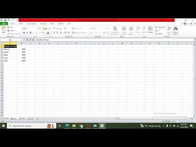 Learn how to create table in excel.