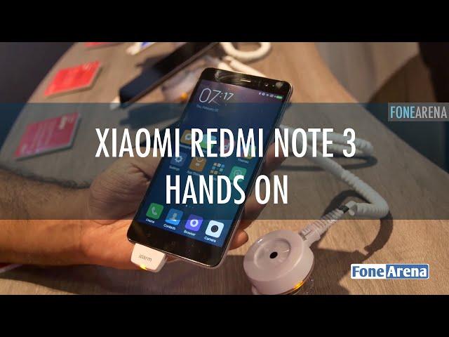 Xiaomi Redmi Note 3 Hands On - Qualcomm Snapdragon 650