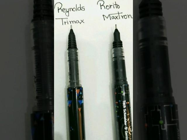 Reynolds Trimax VS Rorito Maxtron #pens #maxtron