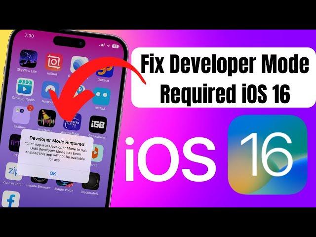 Sửa lỗi không hiện Developer Mode trên iOS 16 |  | iOS 16 Developer Mode Not Showing?