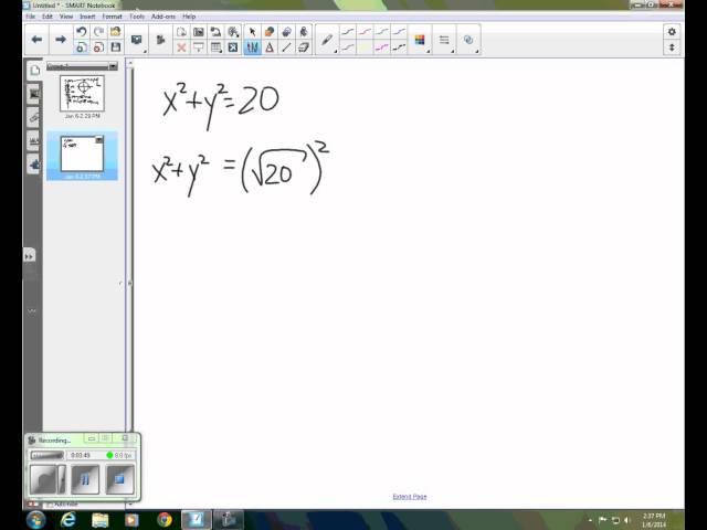 Graphing Conics 1