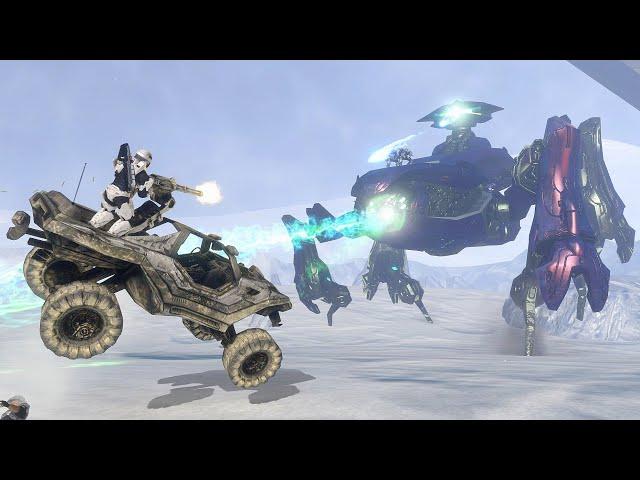 UNSC vs COVENANT - HALO 3 NPC Wars #15