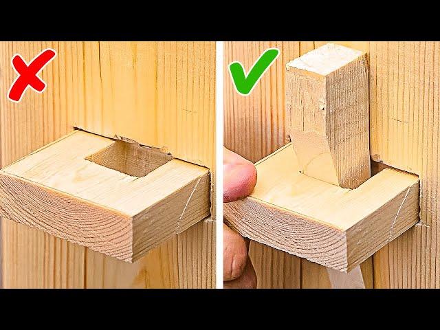 HELPFUL WOODWORKING HACKS to carry out any project at the highest level