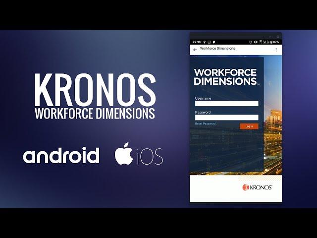 KRONOS - Mobile app walk through (Android & iOS)