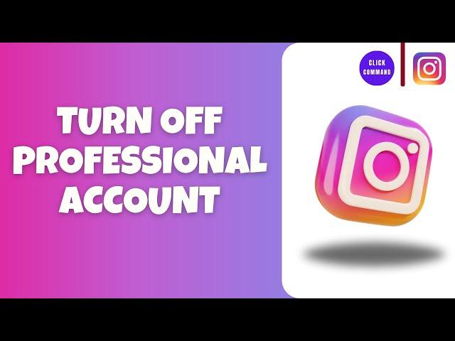 How You Can Turn Off Professional Account in Instagram