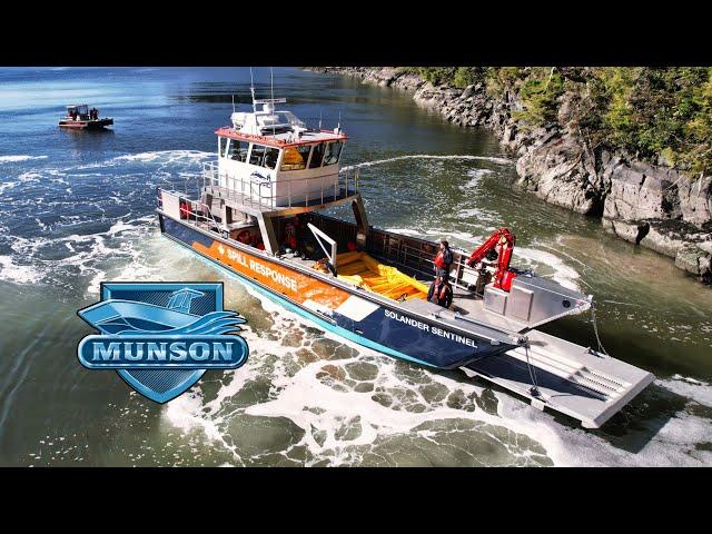 Walkthrough of a Munson 52' Jet Powered Spill Response Vessel