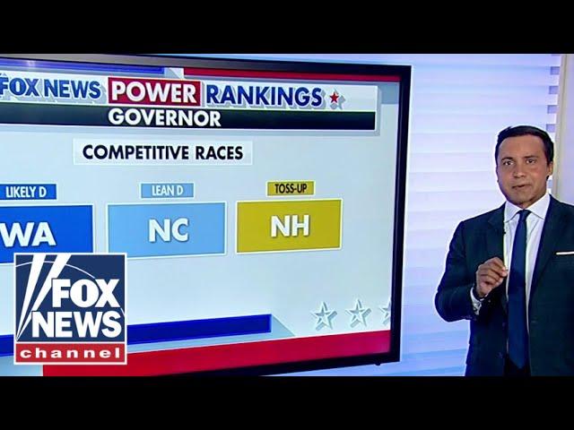 Fox News Power Rankings: Competitive gubernatorial races to watch