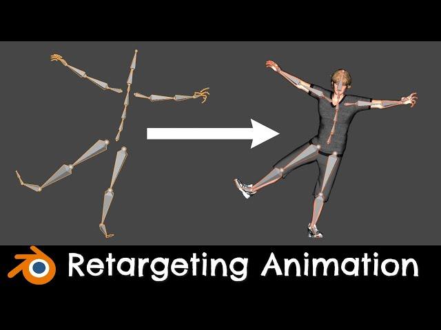 Retargeting Animations Using Blender Rokoko Plugin