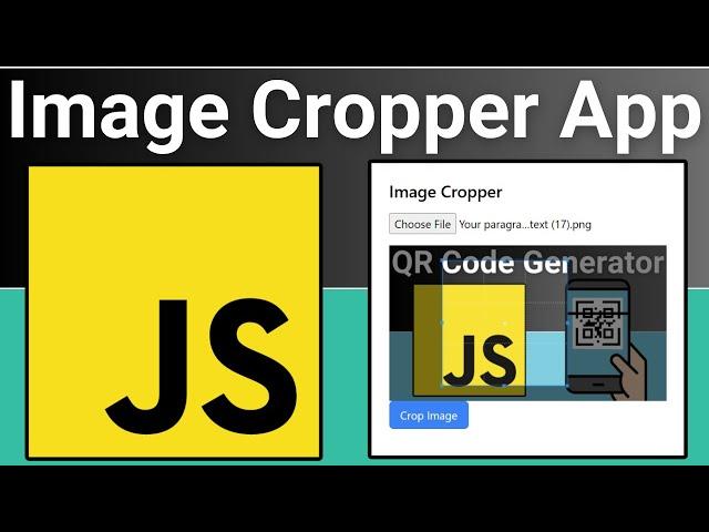 Build a Image Cropper in Browser Using Cropper.js & Javascript