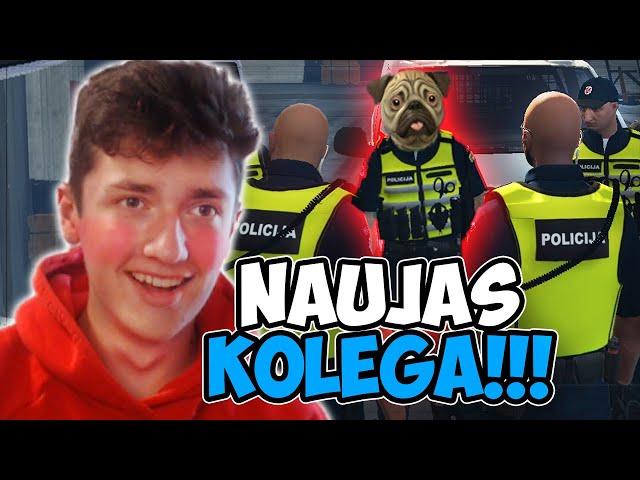 NAUJAS DARBAS IR PROBLEMOS SU POLICIJA | GTA V RP LIETUVIŠKAI  #88