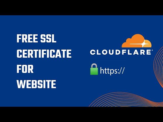 Free SSL certificate for website | Cloudflare | 2023 (#WordPress 5)