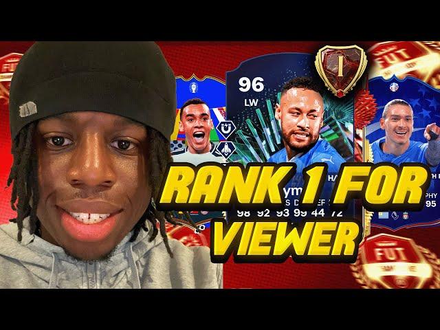 CAN I GET RANK 1 FOR A VIEWER? FC24 ULTIMATE TEAM