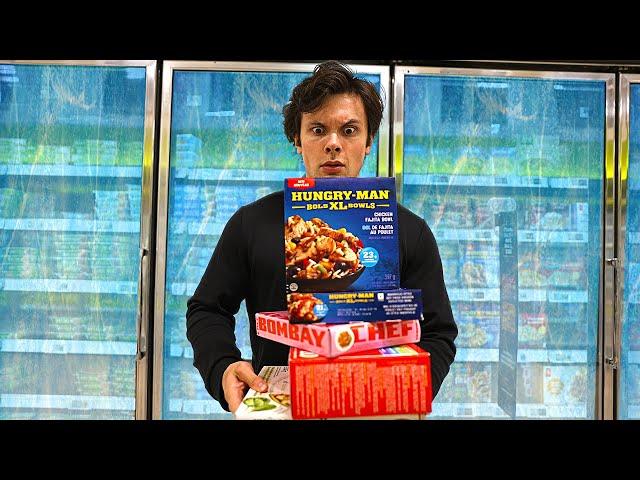 Living On Frozen Foods For 24 Hours *Never Again*