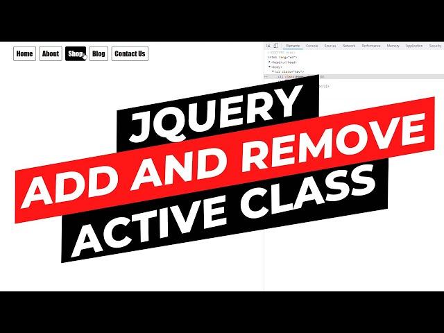 jQuery Add And Remove Active Class to li on click