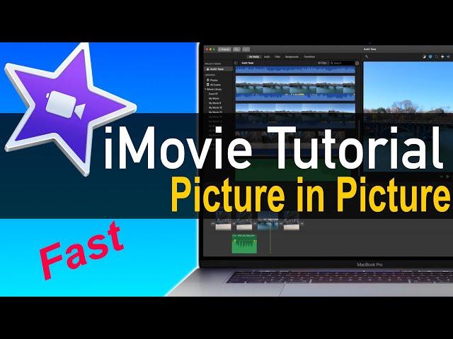 Picture in Picture iMovie Video Editing Tutorial 2023