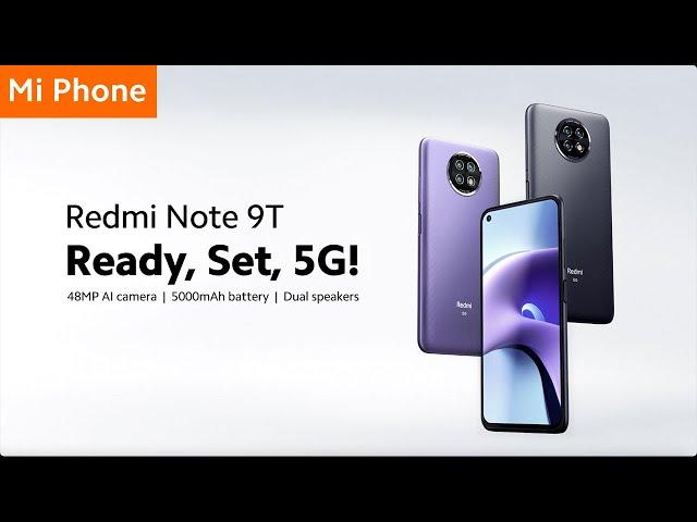 Redmi Note 9T: Ready, Set, 5G!