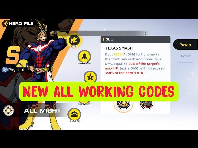 Epic Hero Great War | New All Giftcodes May 22 - MHA Anime RPG Game iOS Android