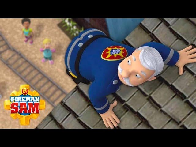 It's a long way down! | Fireman Sam Official | Cartoons for Kids