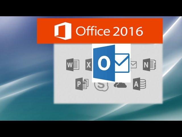 Outlook 2016 Tutorial for the Workplace and Students - Part 2 of 2