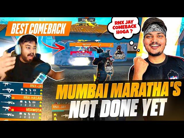 Comeback king | Mumbai Maratha | Tsg Ritik Rnx Jay | Rocky & rdx