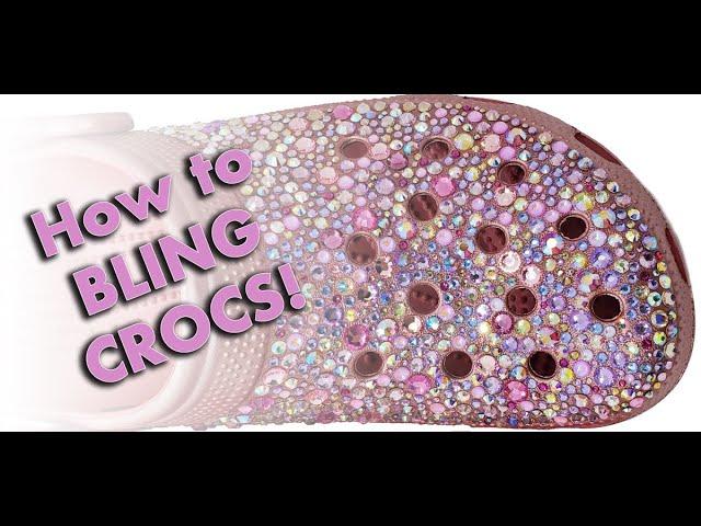 How to make custom Bling CROCS! The Samurai Secret Glue kit!