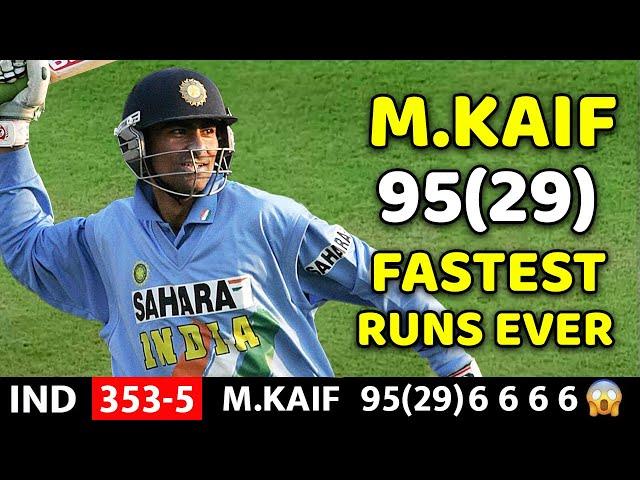  M. KAIF MASSIVE BATTING 95 RUNS VS SA | IND VS SA 2ND MATCH 2003 | MOST SHOCKING BATTING BY KAIF