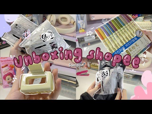 UNBOXING SHOPEE HAUL  || Mình Đã Săn Sale Những Gì Trên Shopee | Samoon