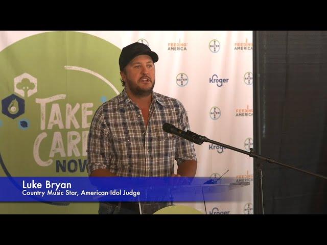 Luke Bryan & the Take Care Now Campaign - Bayar Feeding America