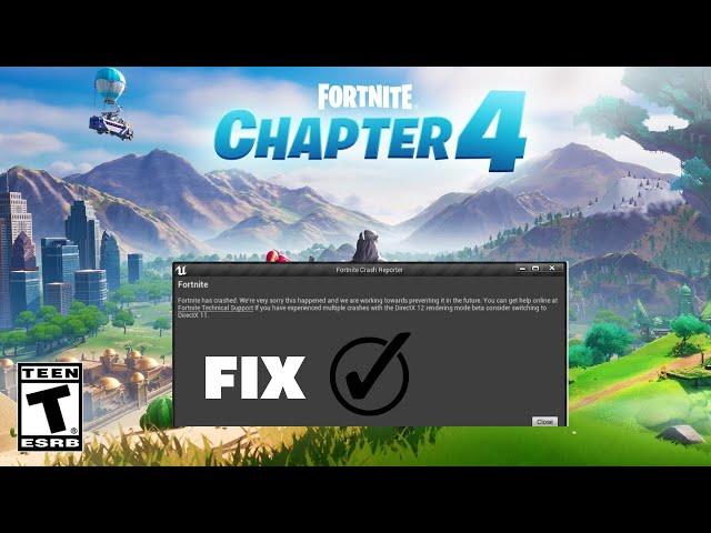 Fortnite Crashing FIXED (Solutions To Fix Fortnite Chapter 4 Crashing)