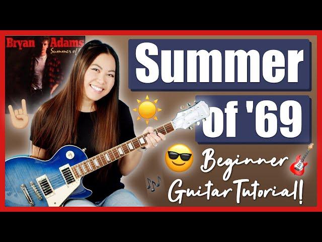 Summer of '69 Bryan Adams Beginner Guitar Lesson EASY Tutorial  Chords, Strumming & Printable Guide