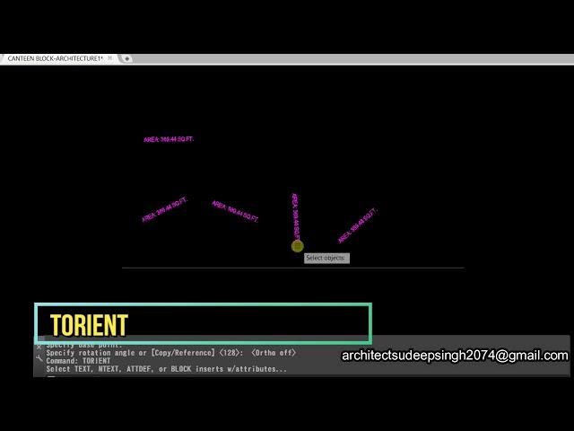 Torient command in Autocad