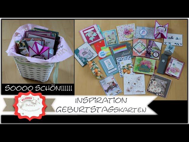 Geburtstagspost - Karteninspiration - Geburtstagskarten - besondere Kartenformen - Stampin´Up!