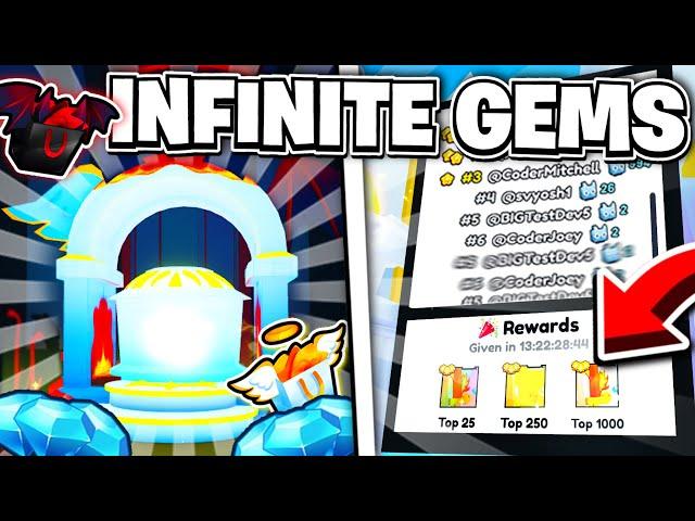 INFINITE Gem Method! Good vs. Evil  Update! Pet Simulator 99!