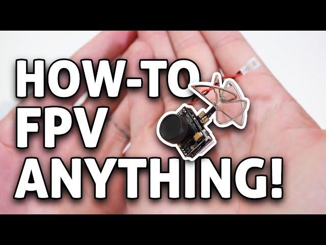 How-to RACE ANY RC Drone or Car w/ Tiny FPV Camera & VR Goggles!!